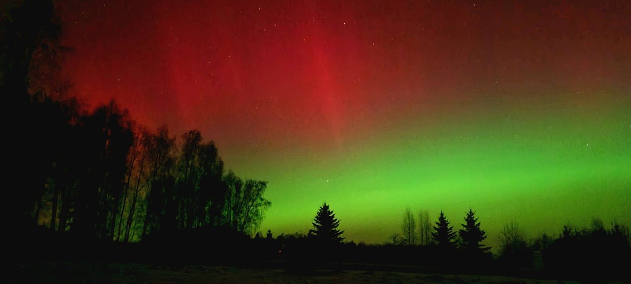 Zorza polarna nad Polską