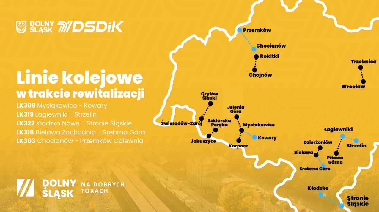 Samorząd regionu przejmie kolejne linie kolejowe