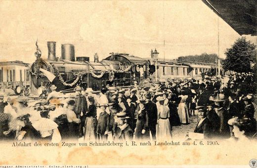 Pierwszy pociąg z Kowar do Kamiennej Góry – 4.06.1905