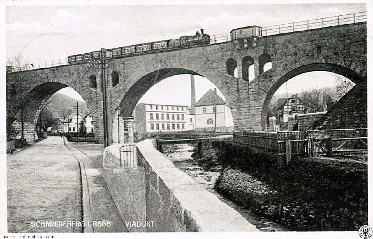 Wiadukt kolejowy w Kowarach Górnych – lata 1905–1910