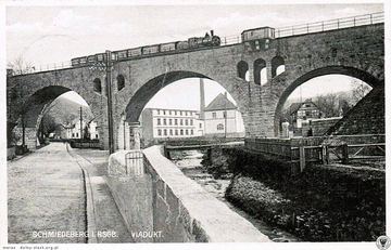 Wiadukt kolejowy w Kowarach Górnych – lata 1905–1910