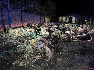 Strażak ranny w wybuchu kontenera