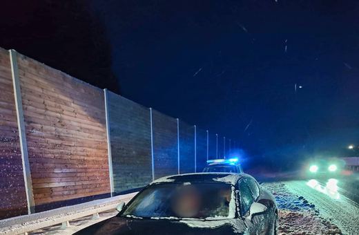 Peruwiańczyk wjechał w bariery energochłonne