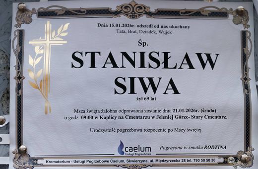 Zmarł Stanisław Siwa
