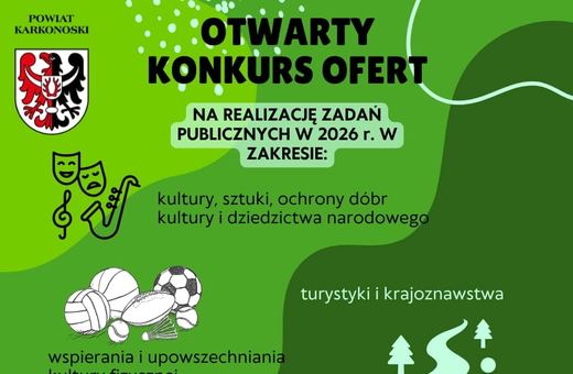 Konkurs ofert Powiatu Karkonoskiego na 2026 rok