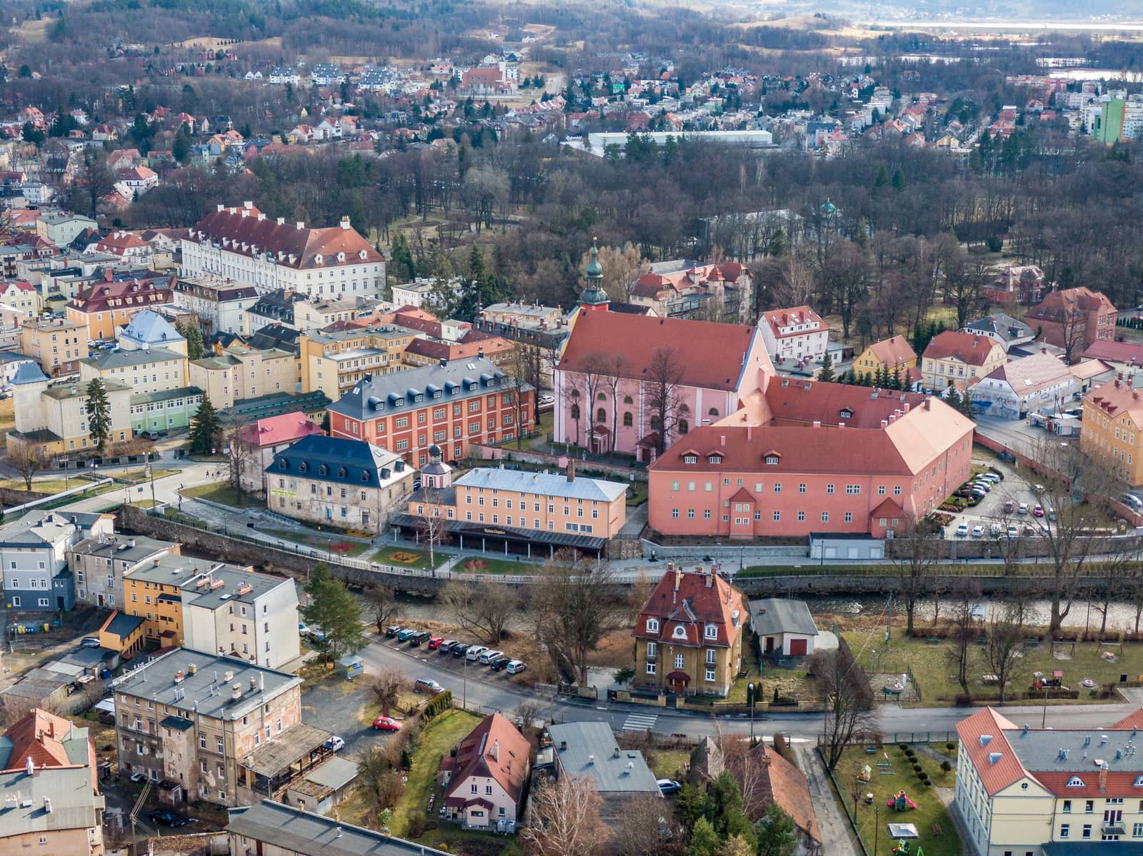 Strefa bez dymka przy Tężniach Cieplickich