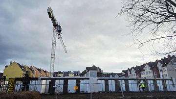 Nowy blok komunalny szybko się wznosi