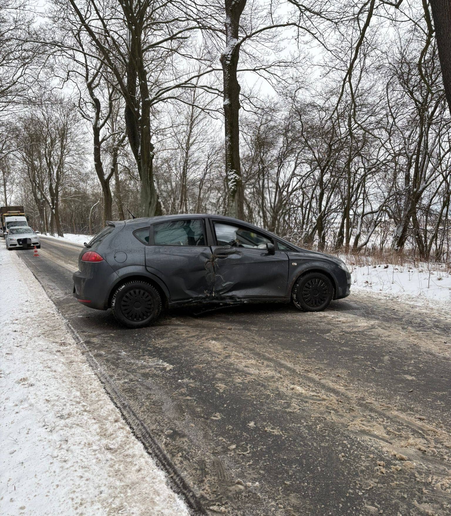Groźne zderzenie trzech aut