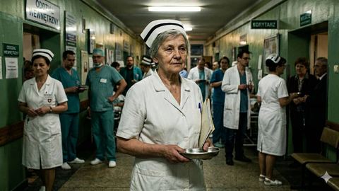 Tak wkrótce mogą wyglądać szpitalne korytarze. Ludzi w szpitalach będzie coraz więcej a pielęgniarki zaczną odchodzić z pracy.