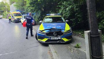 Kolizja z radiowozem
