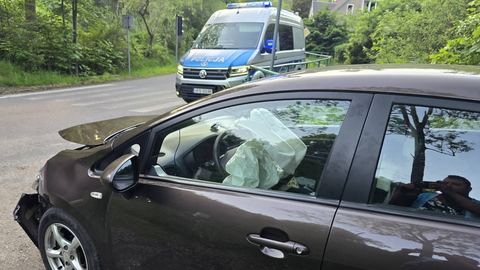 Kolizja z radiowozem