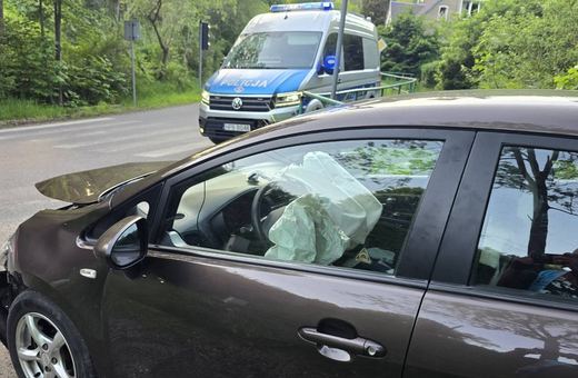 Kolizja z radiowozem