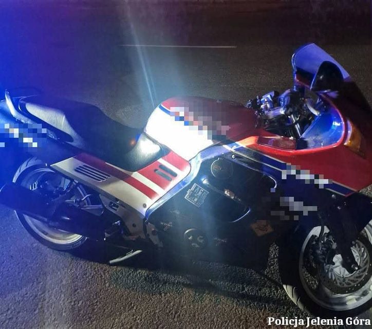 Palił gumy i próbował uciec przed policją