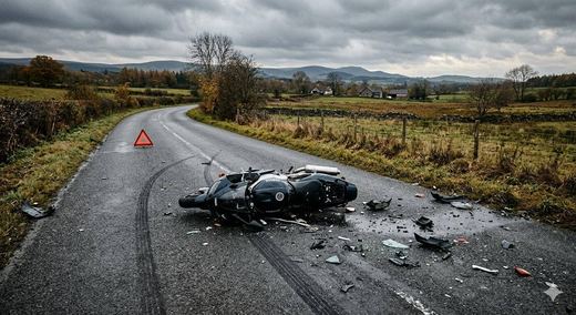 Potrącił motocyklistę i uciekł. Ofiara ma uszkodzony kręgosłup