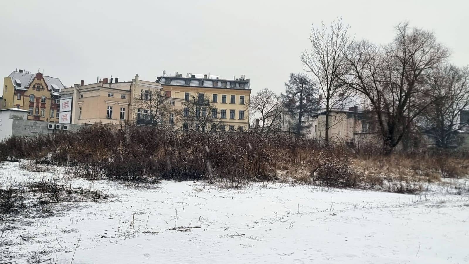 Skwer i budynki na terenie po Florze