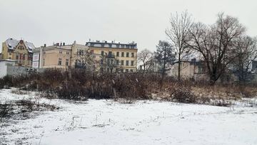 Skwer i budynki na terenie po Florze