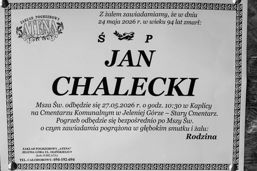 Zmarł Jan Chalecki