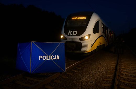 Śmiertelne potrącenie przez pociąg