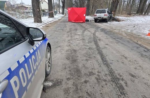Makabryczny wypadek, kierowca nie przeżył