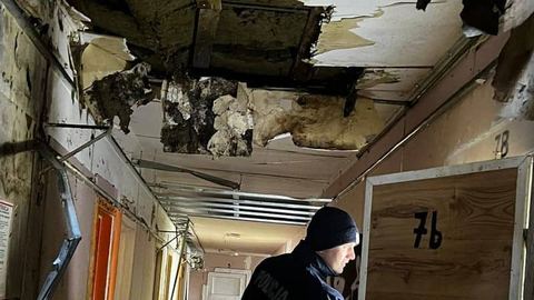 Również policjanci sprawdzali pustostany, czy nie śpią w nich bezdomni, którzy mogą potrzebować pomocy