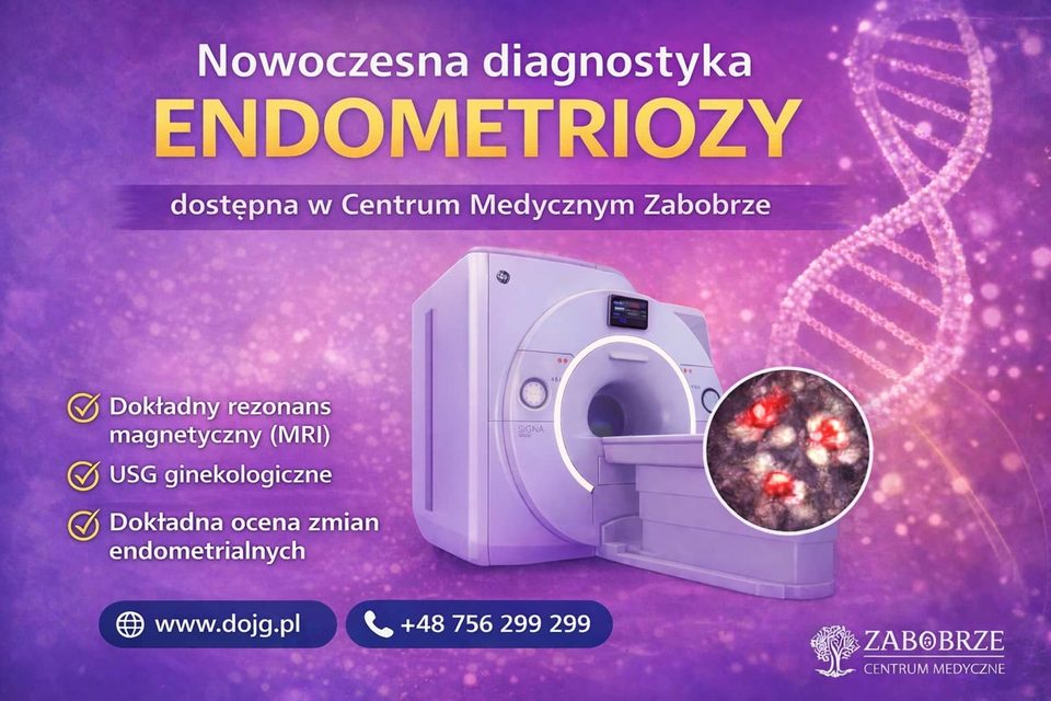 Nowoczesna diagnostyka endometriozy dostępna w Centrum Medycznym Zabobrze