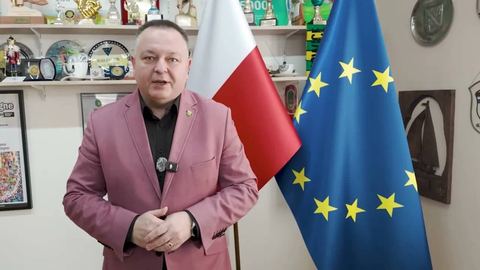 Życzenia składa wójt Gminy Mysłakowice – Michał Orman