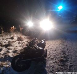 Ucieczka motocyklisty w Bukowcu