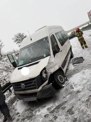 Karambol ośmiu pojazdów na A4