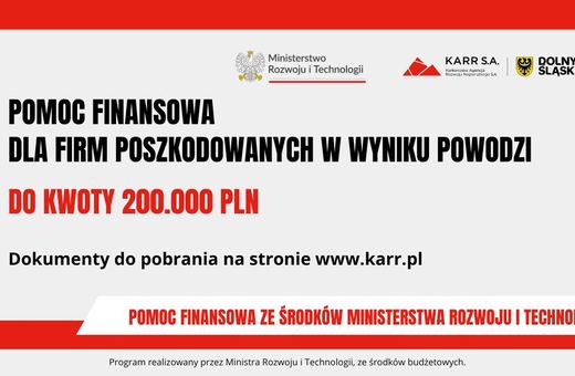 Do 200.000 PLN dla firm poszkodowanych w powodzi