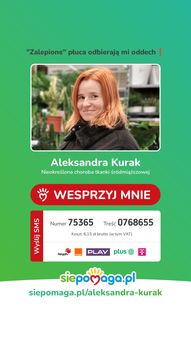 Moje płuca potrzebują wsparcia!