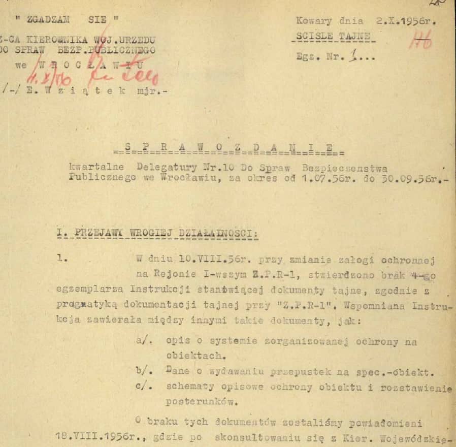 Ściśle tajny obiekt ZPR–1 w Kowarach i jego (nie)zabezpieczenie kontrwywiadowcze cz. 5 – Sukcesy duże i małe w zabezpieczeniu ZPR–u
