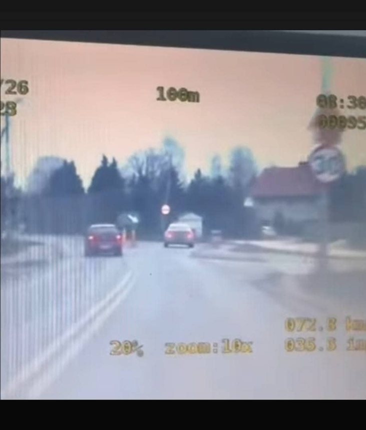 65 punktów karnych w kilka minut