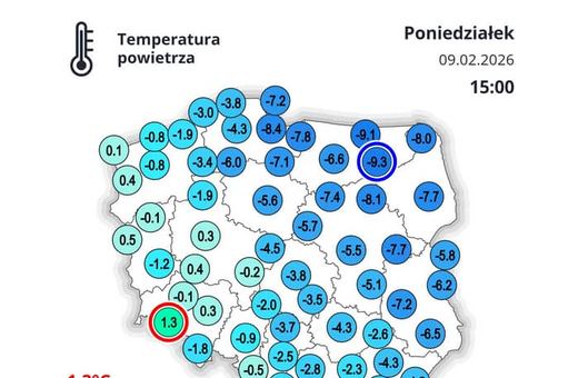 Jest ciepło, ale wieczorem i w nocy będzie ślisko