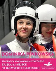 Na KANS studiują znakomici sportowcy. Olimpijski sukces Dominiki Piwkowskiej