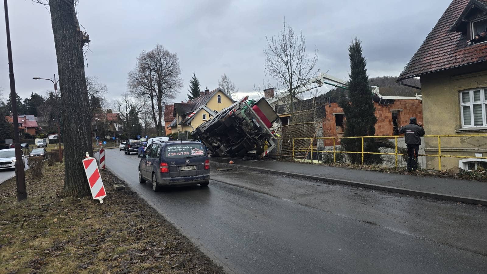 Wywrotka betoniarki
