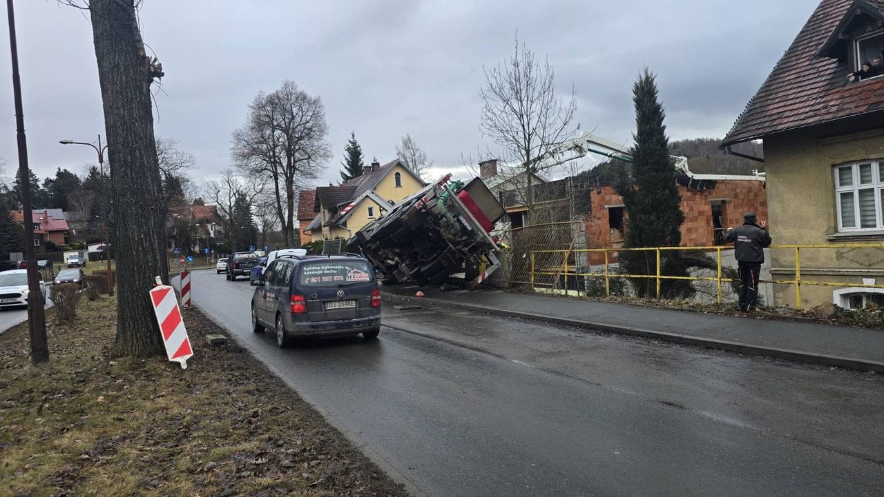 Wywrotka betoniarki