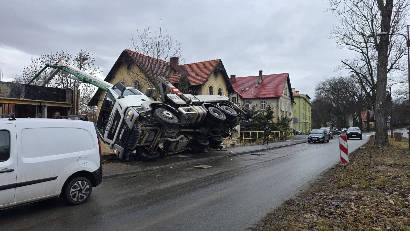 Wywrotka betoniarki