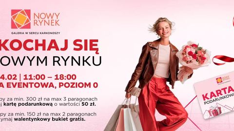 Zakochaj się w Nowym Rynku – galeria rozdaje walentynkowe upominki