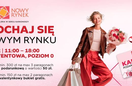 Zakochaj się w Nowym Rynku – galeria rozdaje walentynkowe upominki