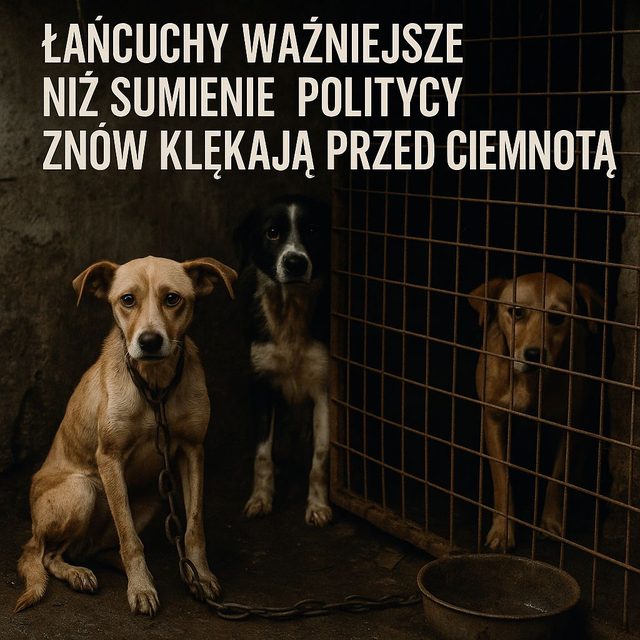 Łańcuchy ważniejsze niż sumienie. Politycy znów klękają przed ciemnotą!