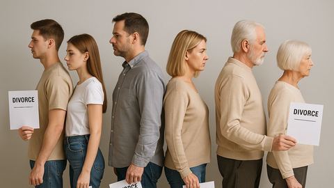 Miłość z rozsądku? Statystyki rozwodowe a wiek zawarcia małżeństwa.