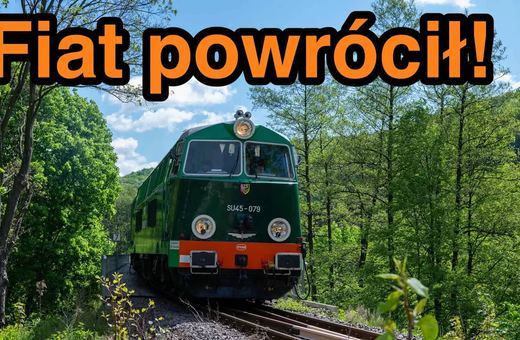 Fani pociągów pojechali w Góry Sowie