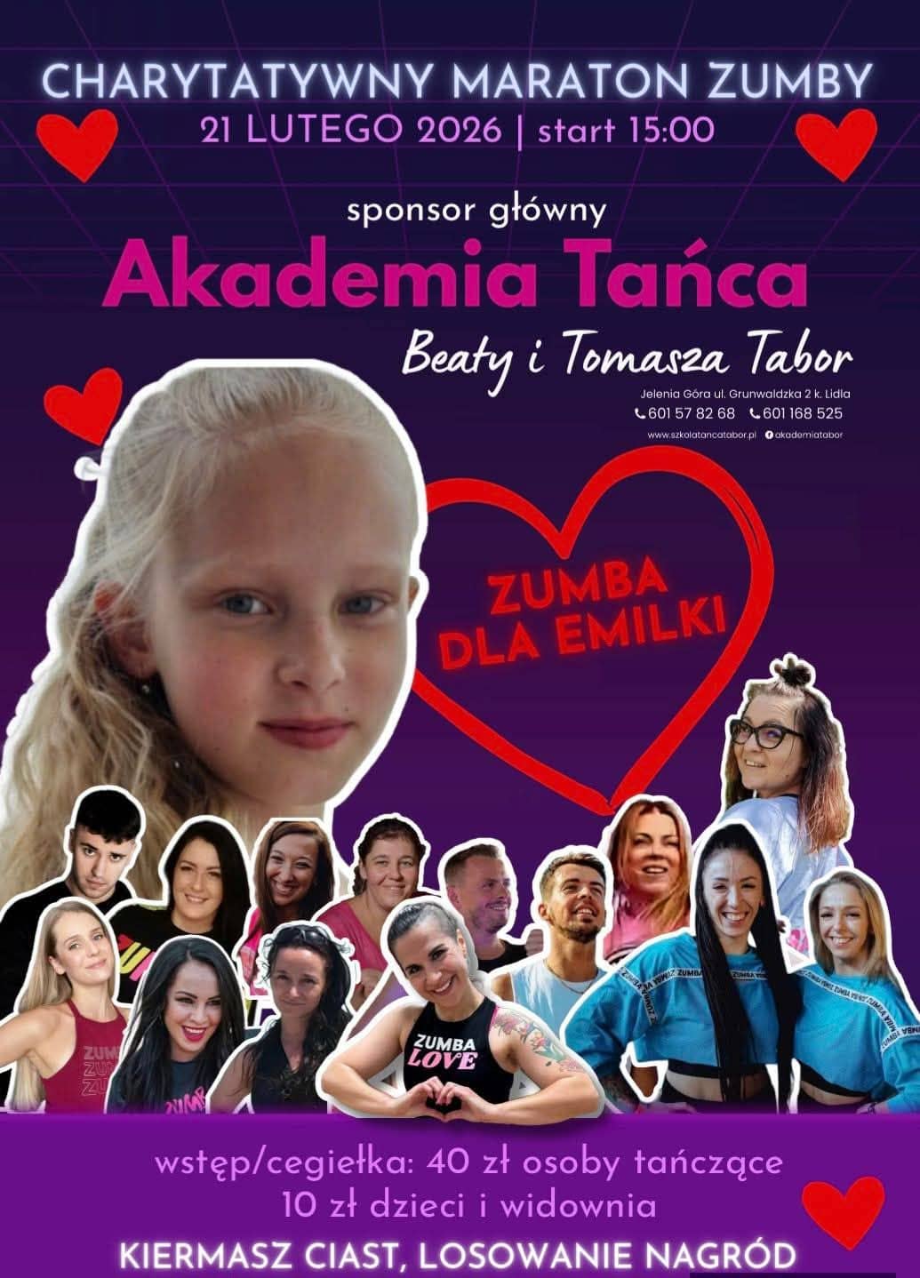 Zumba dla Emilki