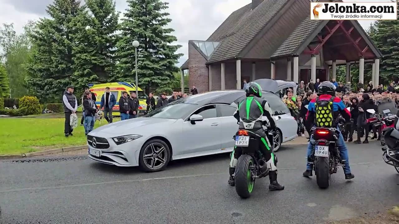 Pogrzeb motocyklisty