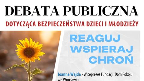 Debata o bezpieczeństwie dzieci i młodzieży – szczegóły