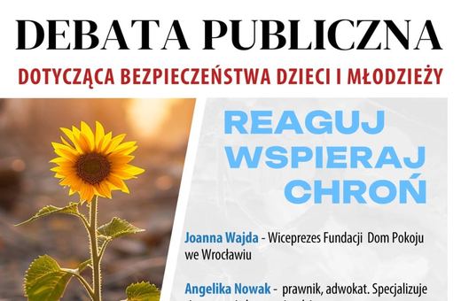 Debata o bezpieczeństwie dzieci i młodzieży – szczegóły