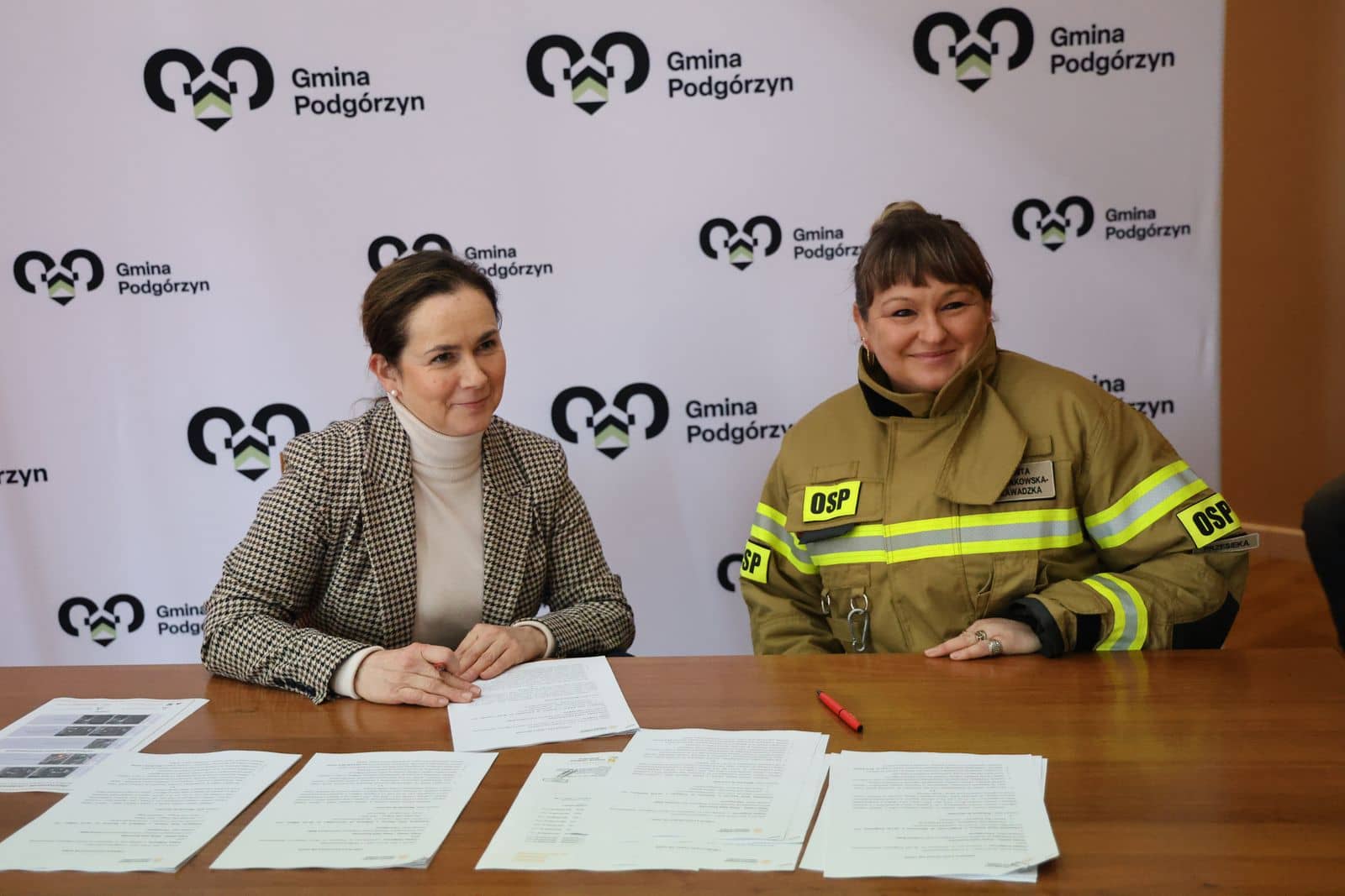 Podgórzyn wzmacnia strażaków