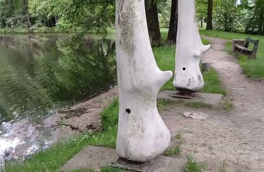 Szczęka wieloryba w Mysłakowicach – kaprys pruskiego króla