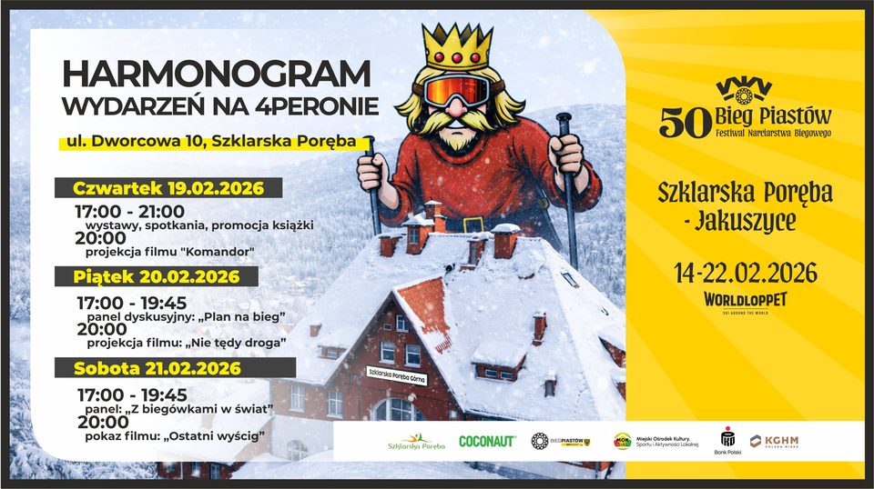 Harmonogram wydarzeń na 4Peronie