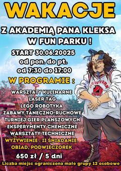 Wakacyjna przygoda czeka na Twoje dziecko w Fun Parku !